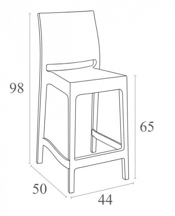 Стул барный Maya SGD_234-100-7004