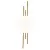 Настенный светильник Indigo Astro 14007/1W Brass V000044L