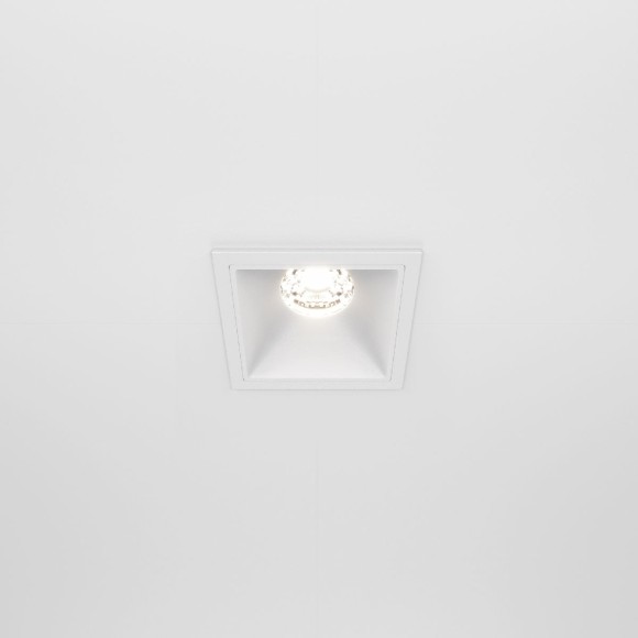 Встраиваемый светильник Maytoni Technical Alfa LED DL043-01-10W4K-SQ-W