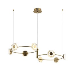 Подвесная светодиодная люстра Omnilux Indovero OML-51203-08