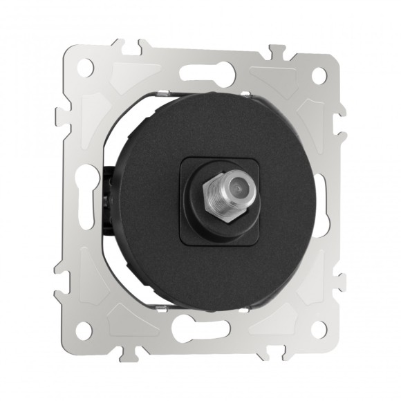 Розетка спутниковая SAT TV Arte Milano 202.42-1.black