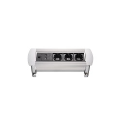 Блок розеток (3 секции, 2 USB и RJ-45) Mebax 00-00001184