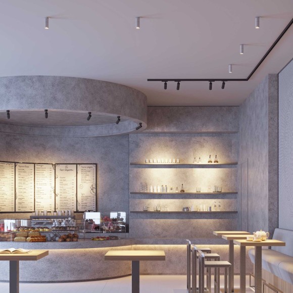 Трековый трехфазный светильник Arlight LGD-ARTEMIS-TRACK-4TR-R55-12W Warm2700 (WH, 8-80 deg, 230V) (IP20 Металл) 062275