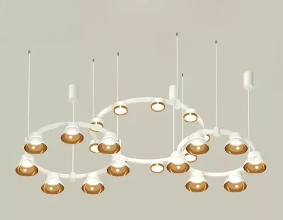 Комплект подвесного светильника Ambrella Light Techno Ring XR92082000 (A9208x3, C9241, C9236, C9236, N8144, N8124)