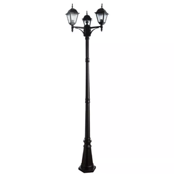 Садово-парковый светильник Arte Lamp Bremen A1017PA-3BK