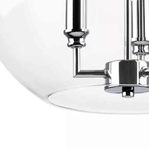 Подвесная люстра Lightstar Sferico 729134, Хром, Прозрачный, Металл, крупный план Подвесная люстра Lightstar Sferico 729134, Хром, Прозрачный, Металл, крупный план