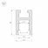 Алюминиевый профиль Arlight ARH-Micro-0610-2000 Anod 036384