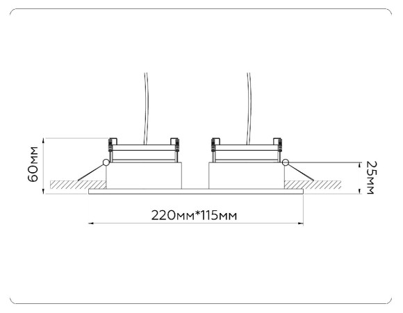 Встраиваемый светильник Ambrella Light GX Standard Tech Techno Spot TN52344