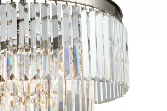 Подвесная люстра iLamp Triumph 7383/8P Nickel, Никель, Прозрачный, Металл, декоративные элементы крупным планом Подвесная люстра iLamp Triumph 7383/8P Nickel, Никель, Прозрачный, Металл, декоративные элементы крупным планом