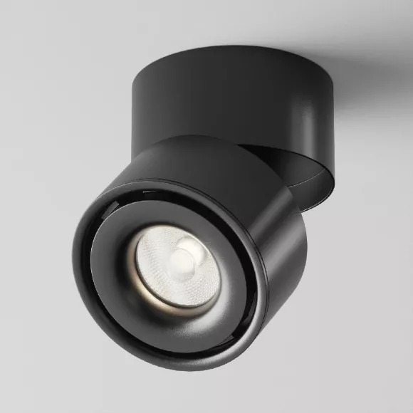 Накладной спот Maytoni Yin C084CL-15W4K-B, Черный, Нейтральный белый, Алюминий