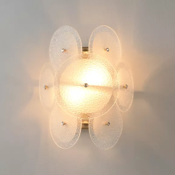 Настенный светильник Crystal Lux DANDELION AP2 GOLD Настенный светильник Crystal Lux DANDELION AP2 GOLD