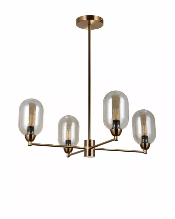 Люстра на штанге Moderli Gracy V10846-4P, Модерн, Золото