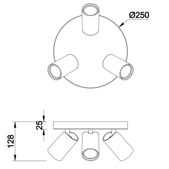 Спот Mantra Sal 7961, GU10, 30W, белый