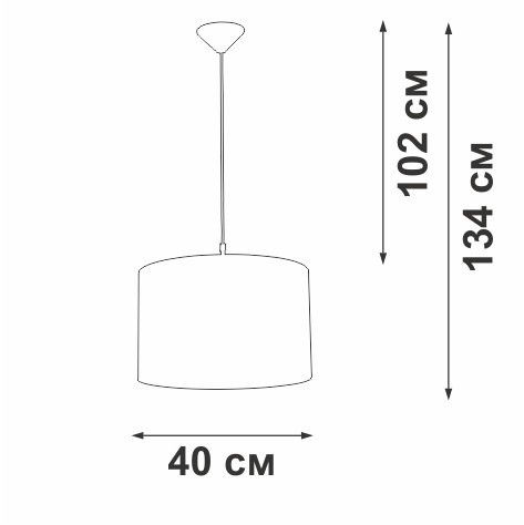 Подвесной светильник Vitaluce V2827-1/1S