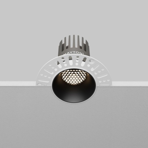 Встраиваемый светильник Maytoni Technical Dip DL124-10W-4K-TRS-B