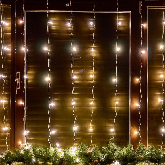 Гирлянда Занавес Uniel ULD-C3030-192/DTA WARM WHITE IP20 UL-00012096