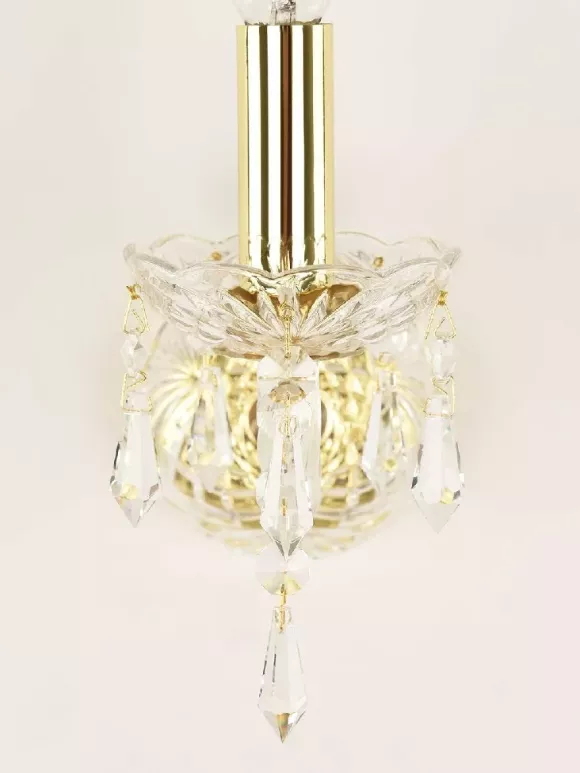 Бра Bohemia Ivele Crystal 104B/1/165 G, декоративные элементы крупным планом Бра Bohemia Ivele Crystal 104B/1/165 G, декоративные элементы крупным планом