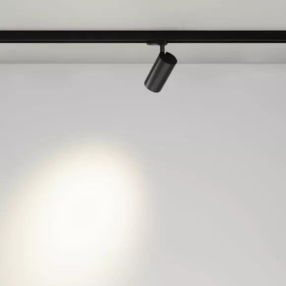 Трековый трехфазный светильник Maytoni Focus Led TR197-3-20WCCT-M-B, 90, Современный Трековый трехфазный светильник Maytoni Focus Led TR197-3-20WCCT-M-B, 90, Современный