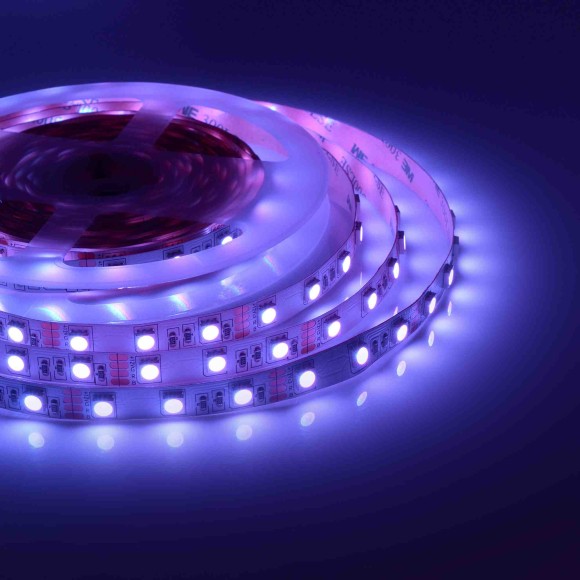 Светодиодная лента Apeyron 12В СТ 14,4Вт/м smd5050 60д/м IP20 5м RGB 00-17