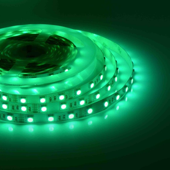 Светодиодная лента Apeyron 12В СТ 14,4Вт/м smd5050 60д/м IP20 5м RGB 00-17