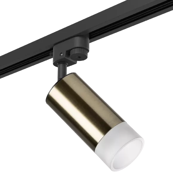 Трековый светильник Lightstar Rullo R1T43131 (214431+592057+202431 ), Черный, Бронза, Металл Трековый светильник Lightstar Rullo R1T43131 (214431+592057+202431 ), Черный, Бронза, Металл