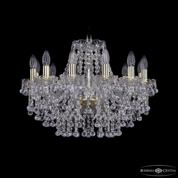 Подвесная люстра Bohemia Ivele Crystal 1409/12/195 G
