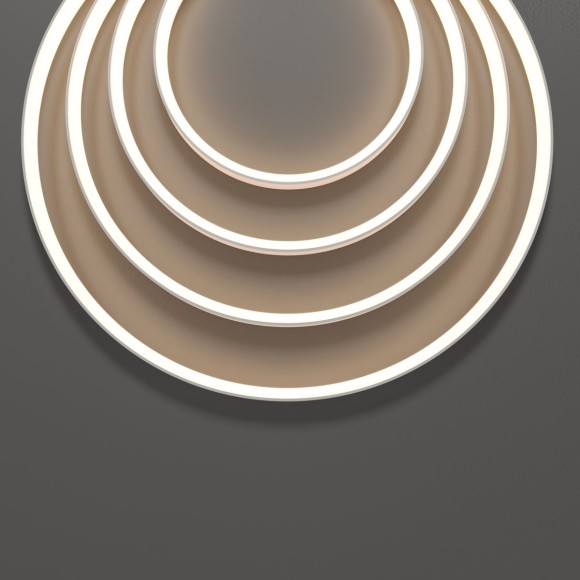 Термостойкий гибкий неон 13x7 24В 9,6Вт/м 2700K IP67 5м (вертикальный изгиб) 432053