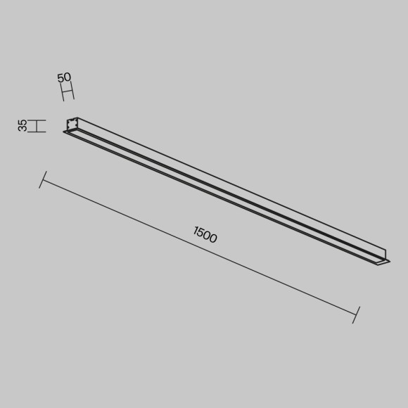 Линейный встраиваемый светильник Maytoni Technical LL313006