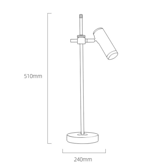 Настольная лампа Delight Collection Table lamp MT8906-1T antique brass