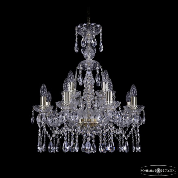 Подвесная люстра Bohemia Ivele Crystal 1413/8+4/200/XL-66 G