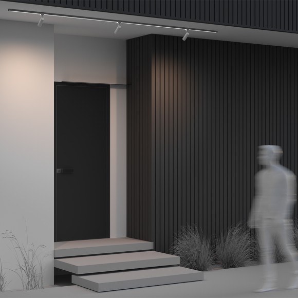 Уличный трековый светильник Maytoni Focus Led Elasity IP O-TR01-1-S-8WW3K