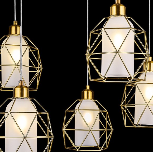 Подвесная люстра 33 Идеи PND16M.05.01.001.WH.PA-M35PA