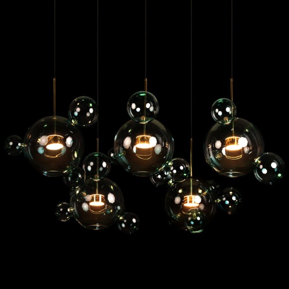 Подвесная светодиодная люстра Loft IT Bolle 2027-S5 Blue