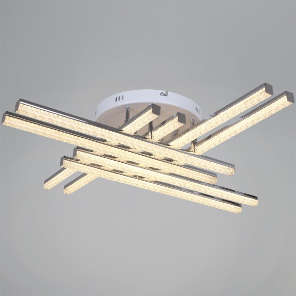 Потолочная светодиодная люстра Reluce 07090-0.3-08 WH+CR
