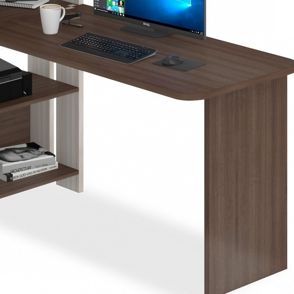 Стол компьютерный Домино Lite СТЛ-ОВ+С120Р MER_STL-OV-S120RPryam_bez_tumby_KSH