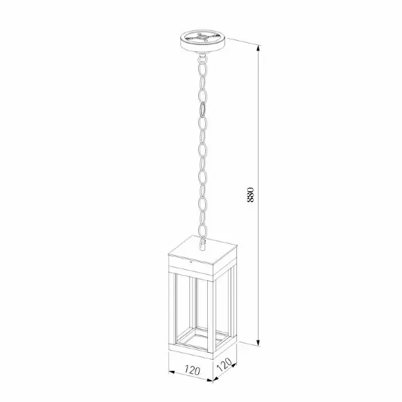 Уличный подвесной светильник Elektrostandard Frame 4690389172359 Уличный подвесной светильник Elektrostandard Frame 4690389172359