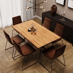 Стол обеденный Serene Cadence HSBI_DT2269-2_wooden