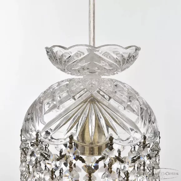 Подвесной светильник Bohemia Ivele Crystal 14781P/11 Pa Drops, декоративные элементы крупным планом