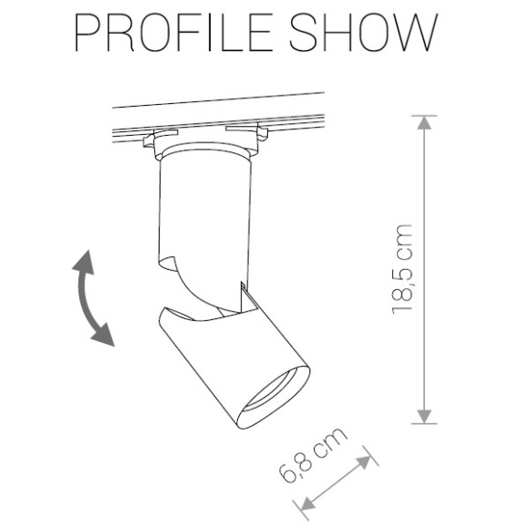 Трековый светодиодный светильник Nowodvorski Profile Show 9424
