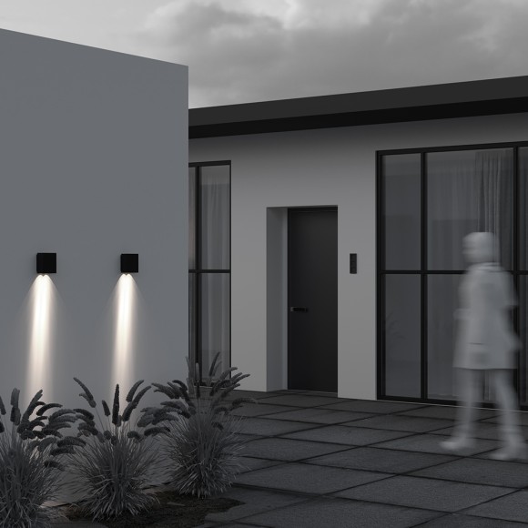 Уличный настенный светильник Maytoni Shell O505WL-L6B3K