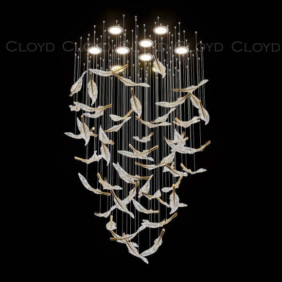 Каскадная люстра Cloyd Aeria 60002