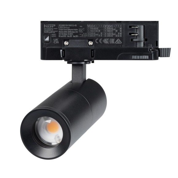 Трековый трехфазный светильник Arlight LGD-ARTEMIS-TRACK-4TR-R55-12W Warm2700 (BK, 8-80 deg, 230V) (IP20 Металл) 062276