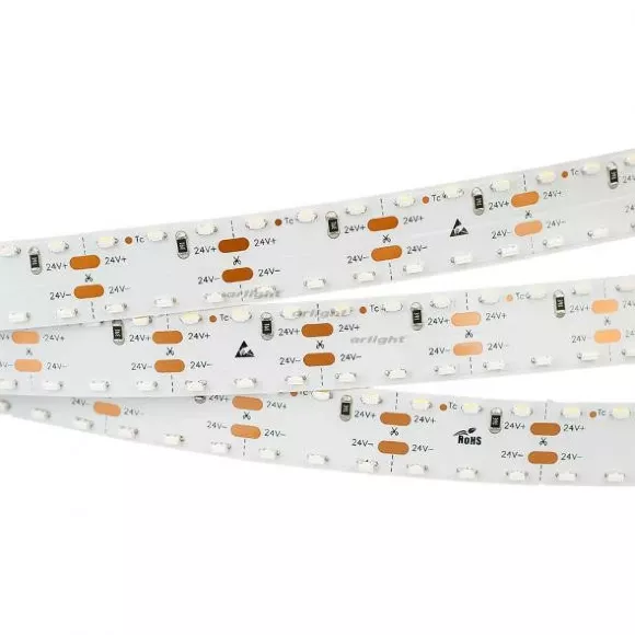 Светодиодная лента Arlight RS 2-5000 24V Warm2700 2x2 15mm (3014, 240 LED/m, LUX) 024472