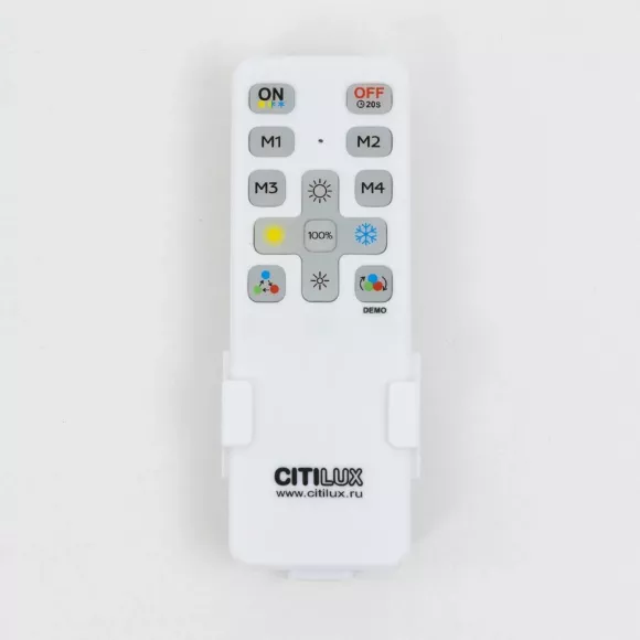 Потолочный светильник Citilux Купер CL724K95G0, Белый, RGB, Металл, пульт управления