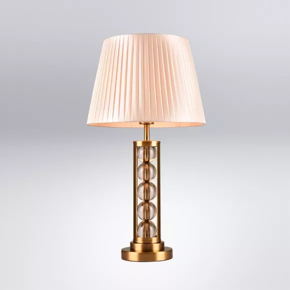 Настольная лампа Arte Lamp Jessica A4062LT-1PB, Медь, Бежевый, Металл