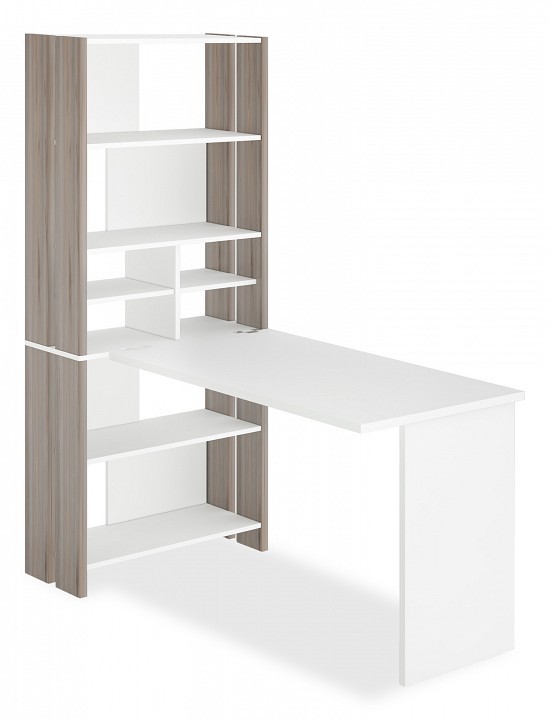 Стол компьютерный Домино Лайт СТЛ-ОВХ+С120Прям без тумбы MER_STL-OVH-S120Pryam_bez_tumby_NBE