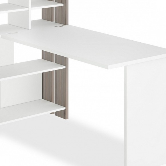 Стол компьютерный Домино Лайт СТЛ-ОВХ+С120Прям без тумбы MER_STL-OVH-S120Pryam_bez_tumby_NBE