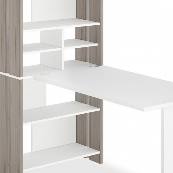 Стол компьютерный Домино Лайт СТЛ-ОВХ+С120Прям без тумбы MER_STL-OVH-S120Pryam_bez_tumby_NBE