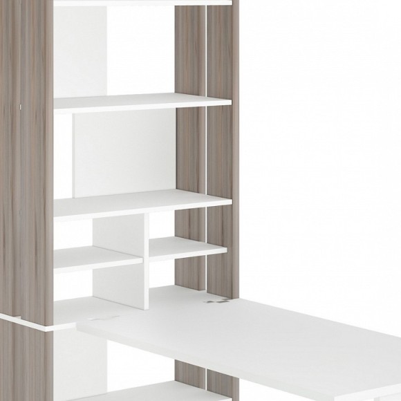 Стол компьютерный Домино Лайт СТЛ-ОВХ+С120Прям без тумбы MER_STL-OVH-S120Pryam_bez_tumby_NBE