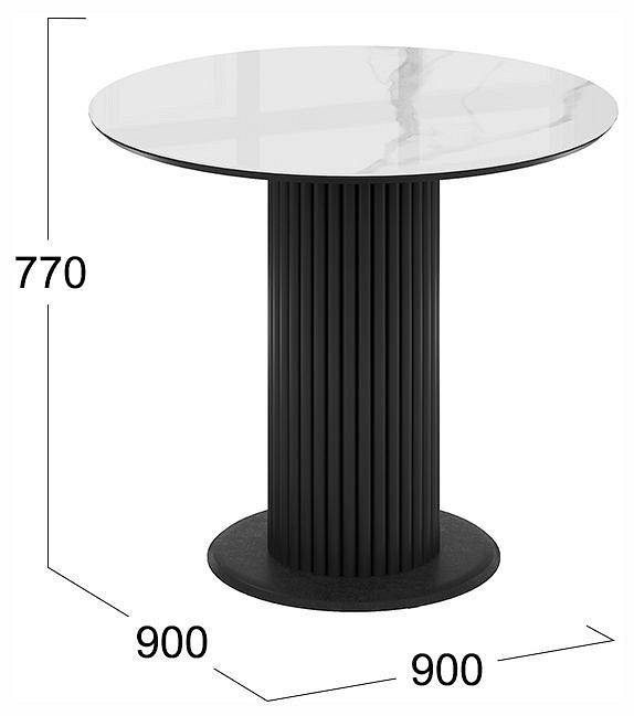 Стол обеденный Айрис TRI_260451